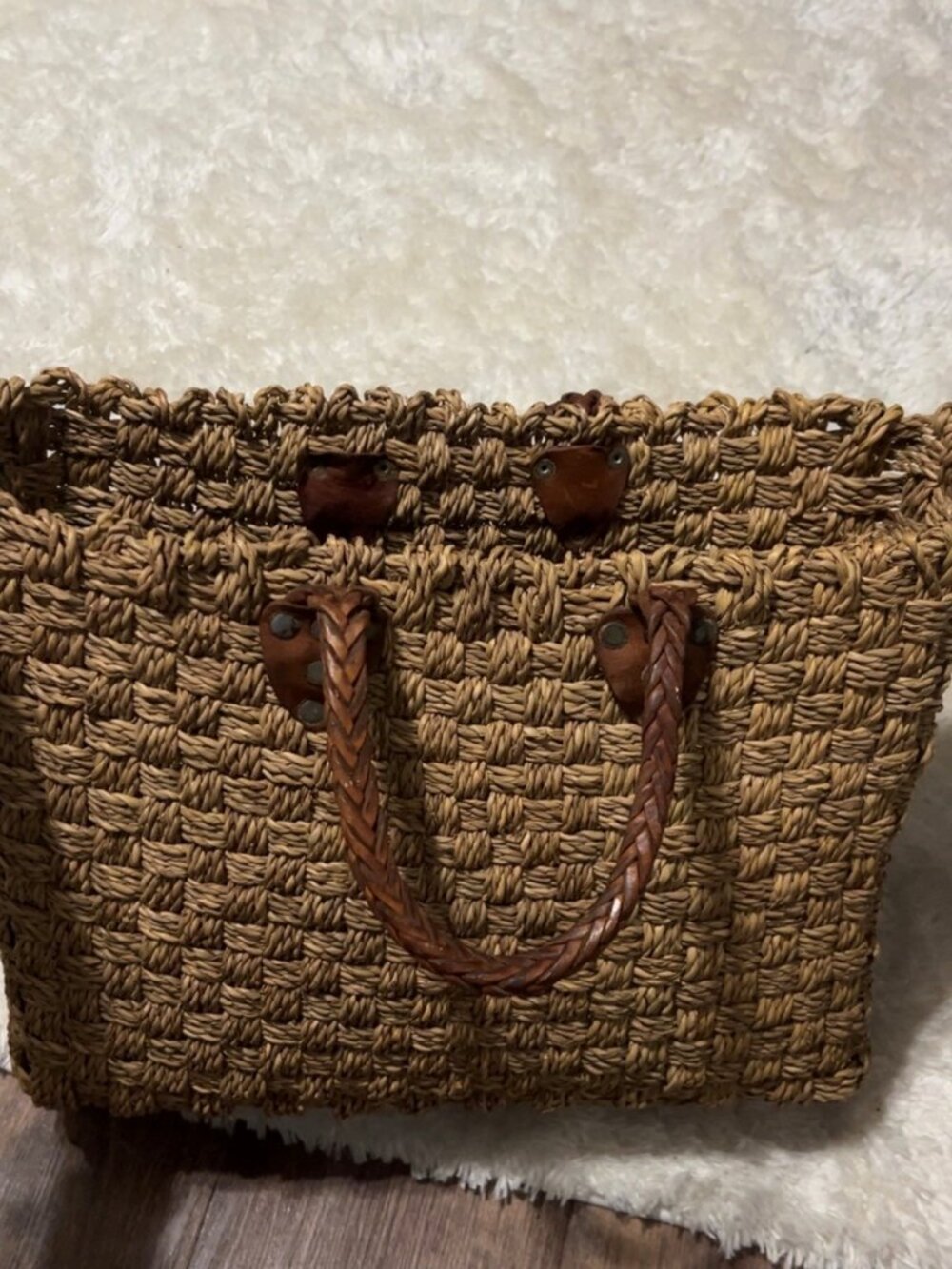 Woven Vacation & Beach Tote